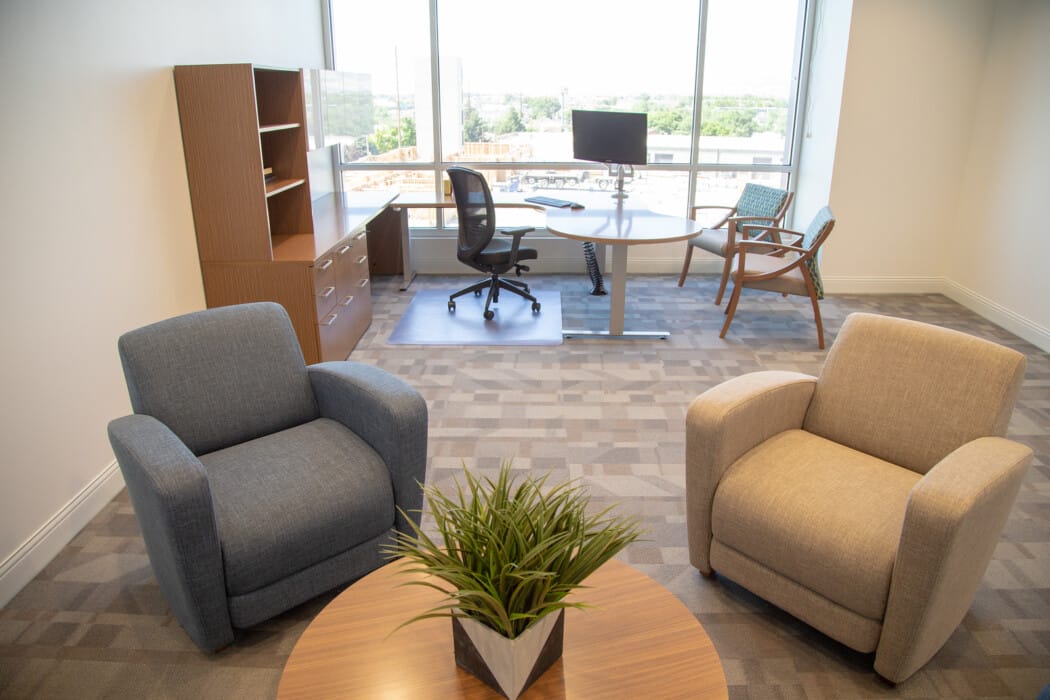 EMI Health Private Office Guest Seating