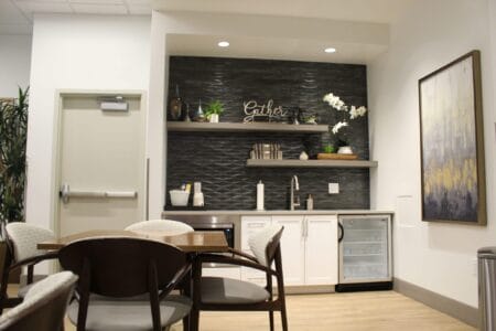 Game room at the Eagle Gate Apartments in downtown SLC