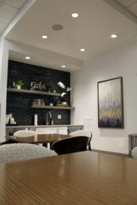 Game room at the Eagle Gate Apartments in downtown SLC